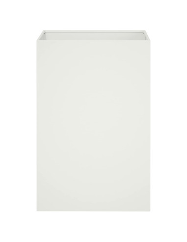 Vaso da giardino 2 pz Bianco 40 x 40 x 75 cm