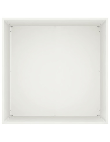 Vaso da giardino 2 pz Bianco 40 x 40 x 75 cm