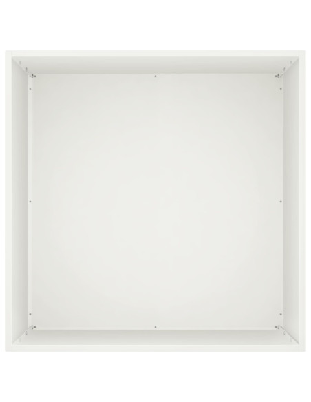 Vaso da giardino 2 pz Bianco 40 x 40 x 75 cm