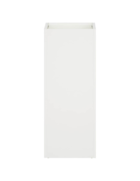 Vaso da giardino 2 pz Bianco 20 x 20 x 50 cm
