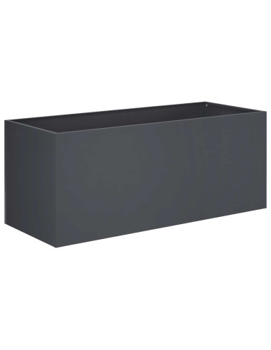 Vaso da giardino Antracite 80 x 40 x 40 cm