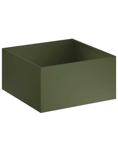 Vaso da giardino Verde Oliva 80 x 80 x 40 cm