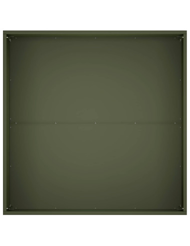 Vaso da giardino Verde Oliva 80 x 80 x 40 cm