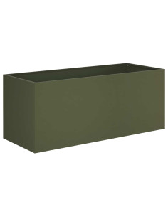 Vaso da giardino Verde Oliva 80 x 40 x 40 cm 2