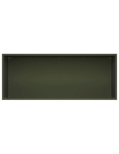 Vaso da giardino Verde Oliva 80 x 40 x 40 cm