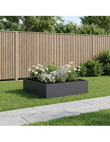 Vaso da giardino Antracite 100 x 100 x 30 cm