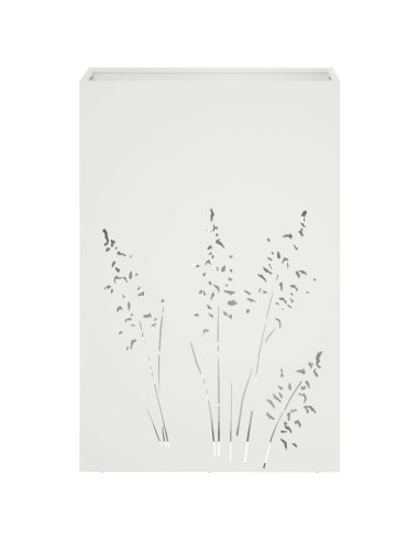 Vaso da giardino 2 pz Bianco 50 x 30 x 75 cm