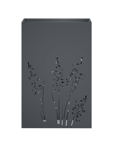Vaso da giardino Antracite 50 x 30 x 75 cm