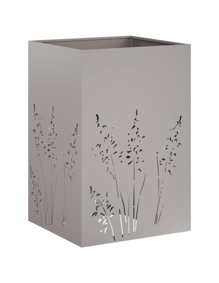 Vaso da giardino Ruggine 50 x 50 x 75 cm Acciaio Corten