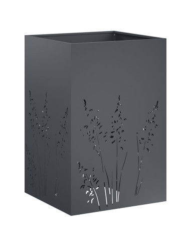 Vaso da giardino 2 pz Antracite 50 x 50 x 75 cm