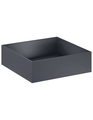 Vaso da giardino Antracite 100 x 100 x 30 cm