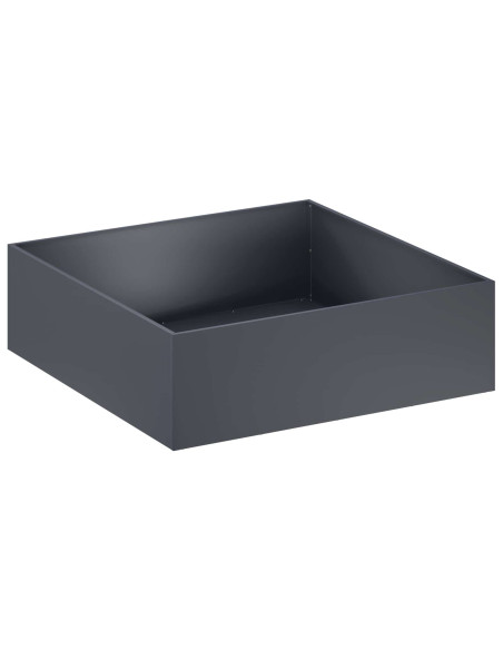 Vaso da giardino Antracite 100 x 100 x 30 cm
