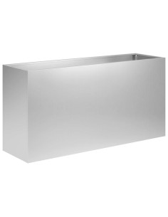 Vaso da giardino Argento 100 x 30 x 40 cm Acciaio zincato 2