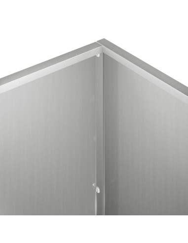 Vaso da giardino Argento 100 x 30 x 40 cm Acciaio zincato