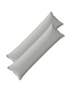 Federa 2 pz HOUTEN Grigio 40 x 145 cm Poliestere 2