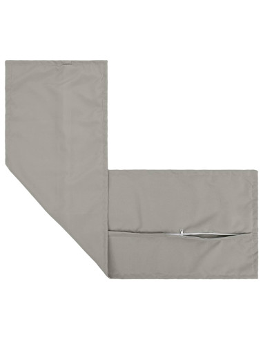Federa 2 pz HOUTEN Grigio 40 x 145 cm Poliestere