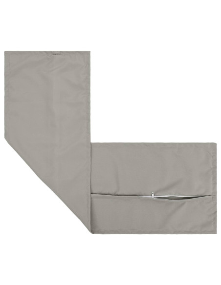 Federa 2 pz HOUTEN Grigio 40 x 145 cm Poliestere