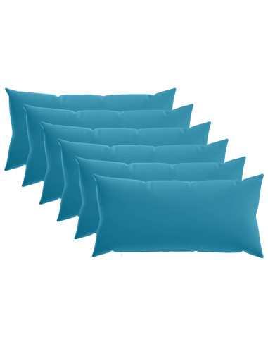 Federa 6 pcs HEERLEN Azzurro 40 x 70 cm Poliestere