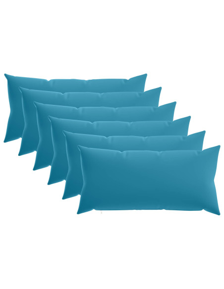 Federa 6 pcs HEERLEN Azzurro 40 x 70 cm Poliestere