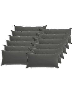 Federa 12 pcs HEERLEN Antracite 40 x 80 cm Poliestere