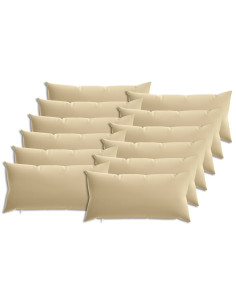 Federa 12 pcs HEERLEN Beige 40 x 80 cm Poliestere