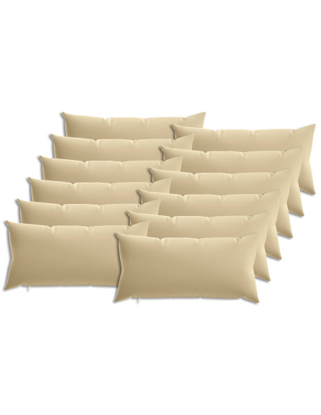 Federa 12 pcs HEERLEN Beige 40 x 80 cm Poliestere