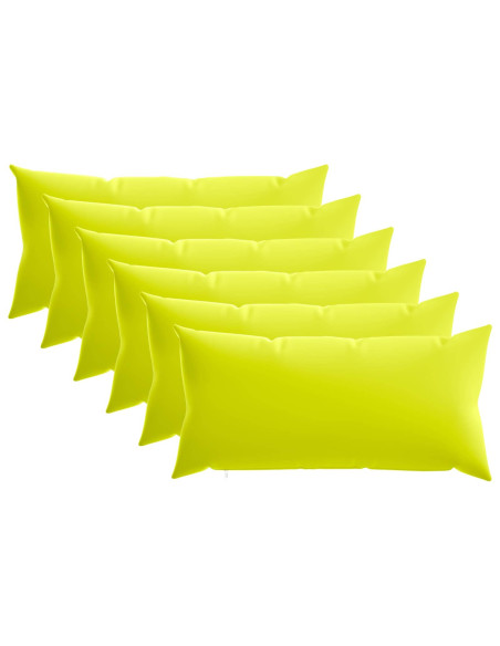 Federa 6 pcs HEERLEN Verde brillante. 40 x 80 cm Poliestere