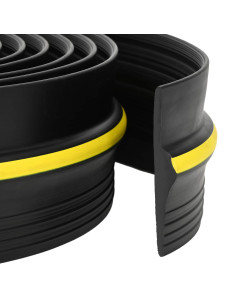 Guarnizione per pavimento del garage Nero e Giallo PVC