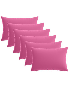 Federa 6 pcs HEERLEN Rosa 40 x 60 cm Poliestere