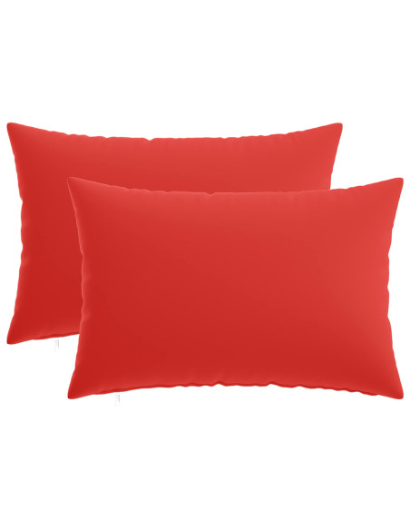 Federa 2 pcs HEERLEN Rosso 40 x 60 cm Poliestere