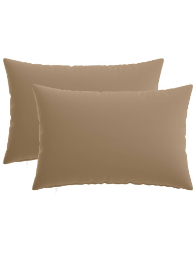 Federa 2 pz HEERLEN Tortora 40 x 60 cm Poliestere