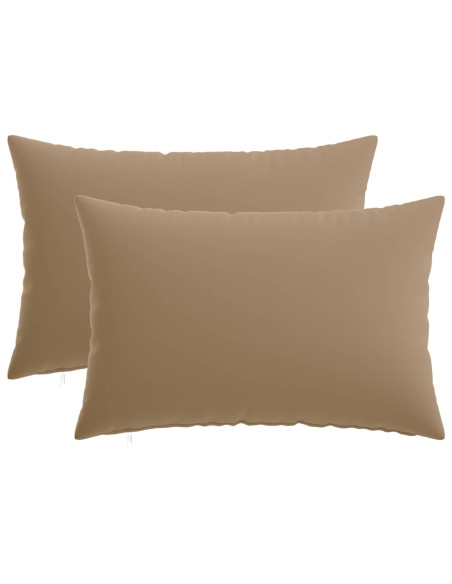 Federa 2 pz HEERLEN Tortora 40 x 60 cm Poliestere