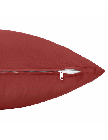 Federa 6 pcs HEERLEN Rosso Vino 40 x 70 cm Poliestere