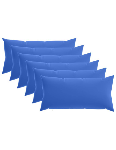 Federa 6 pcs HEERLEN Blu Reale 40 x 70 cm Poliestere