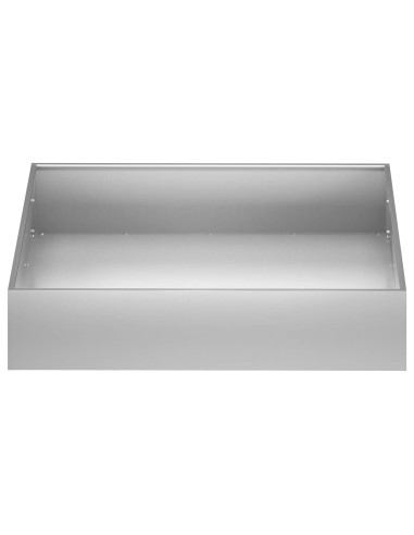 Vaso da giardino Argento 100 x 100 x 20 cm Acciaio zincato