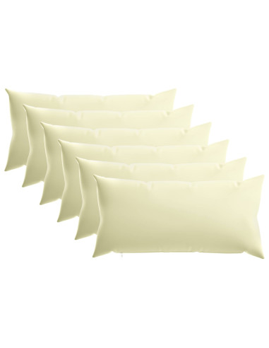 Federa 6 pcs HEERLEN Crema 40 x 70 cm Poliestere