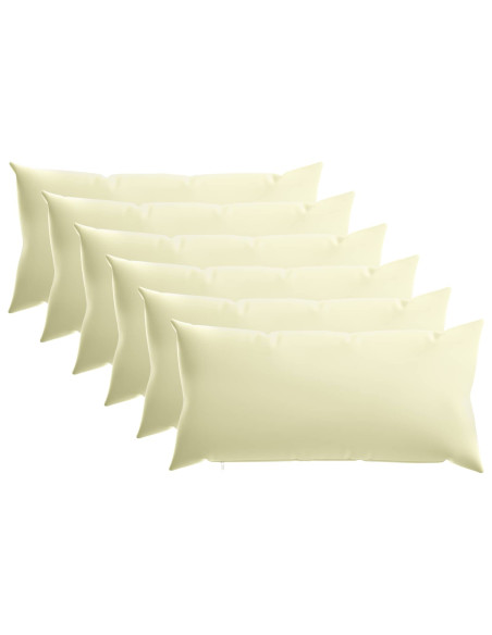 Federa 6 pcs HEERLEN Crema 40 x 70 cm Poliestere