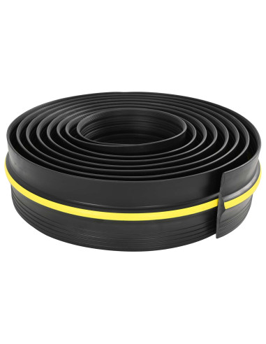 Guarnizione per pavimento del garage Nero e Giallo PVC