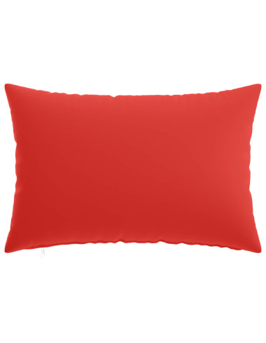 Federa 6 pcs HEERLEN Rosso 40 x 60 cm Poliestere
