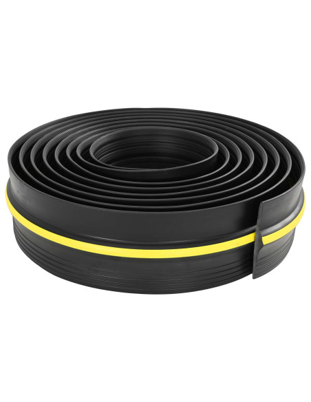 Guarnizione per pavimento del garage Nero e Giallo PVC