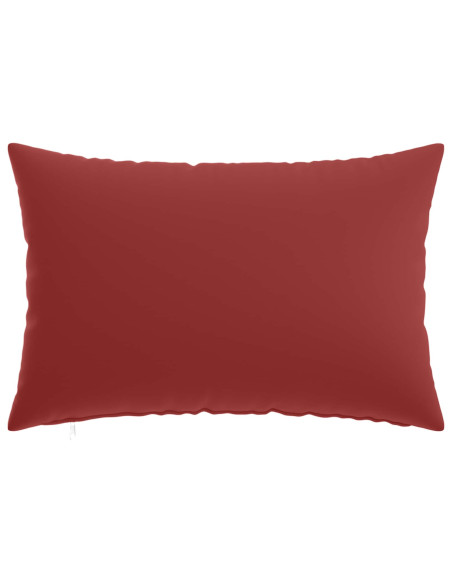Federa 6 pcs HEERLEN Rosso Vino 40 x 60 cm Poliestere