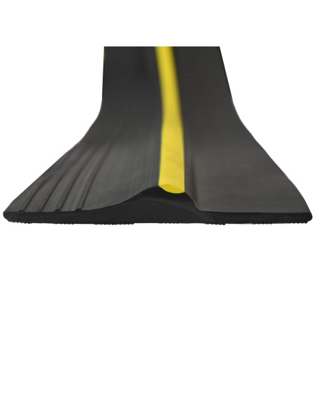 Guarnizione per pavimento del garage Nero e Giallo PVC