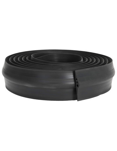 Guarnizione per pavimento del garage Nero 112 x 20 mm 4,5 m