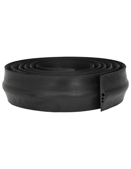 Guarnizione per pavimento del garage Nero 75 x 12 mm 5,5 m