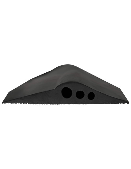 Guarnizione per pavimento del garage Nero 75 x 12 mm 5,5 m
