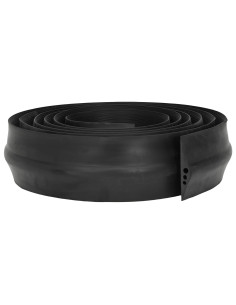Guarnizione per pavimento del garage Nero 74 x 20 mm 4,5 m 2