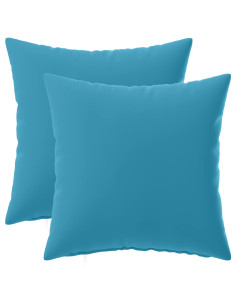 Federa 2 pcs HEERLEN Azzurro 40 x 40 cm Poliestere
