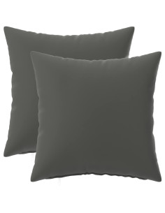 Federa 2 pcs HEERLEN Antracite 40 x 40 cm Poliestere