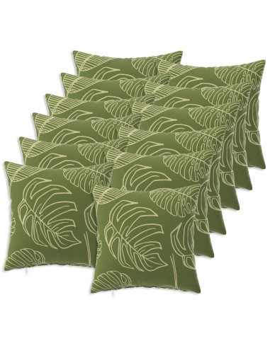 Federa 12 pcs HEERLEN Design a foglia 40 x 40 cm Poliestere