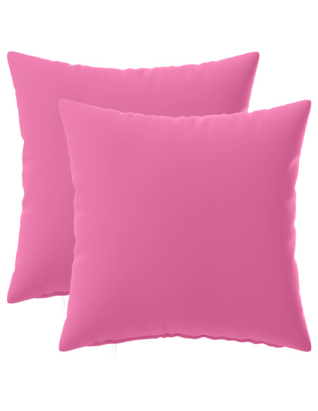 Federa 2 pcs HEERLEN Rosa 40 x 40 cm Poliestere